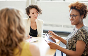 Two women in relapse prevention therapy